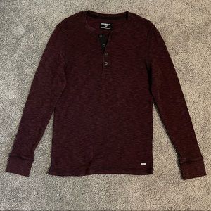 Express, Men’s Waffle Knit Henley Sweater